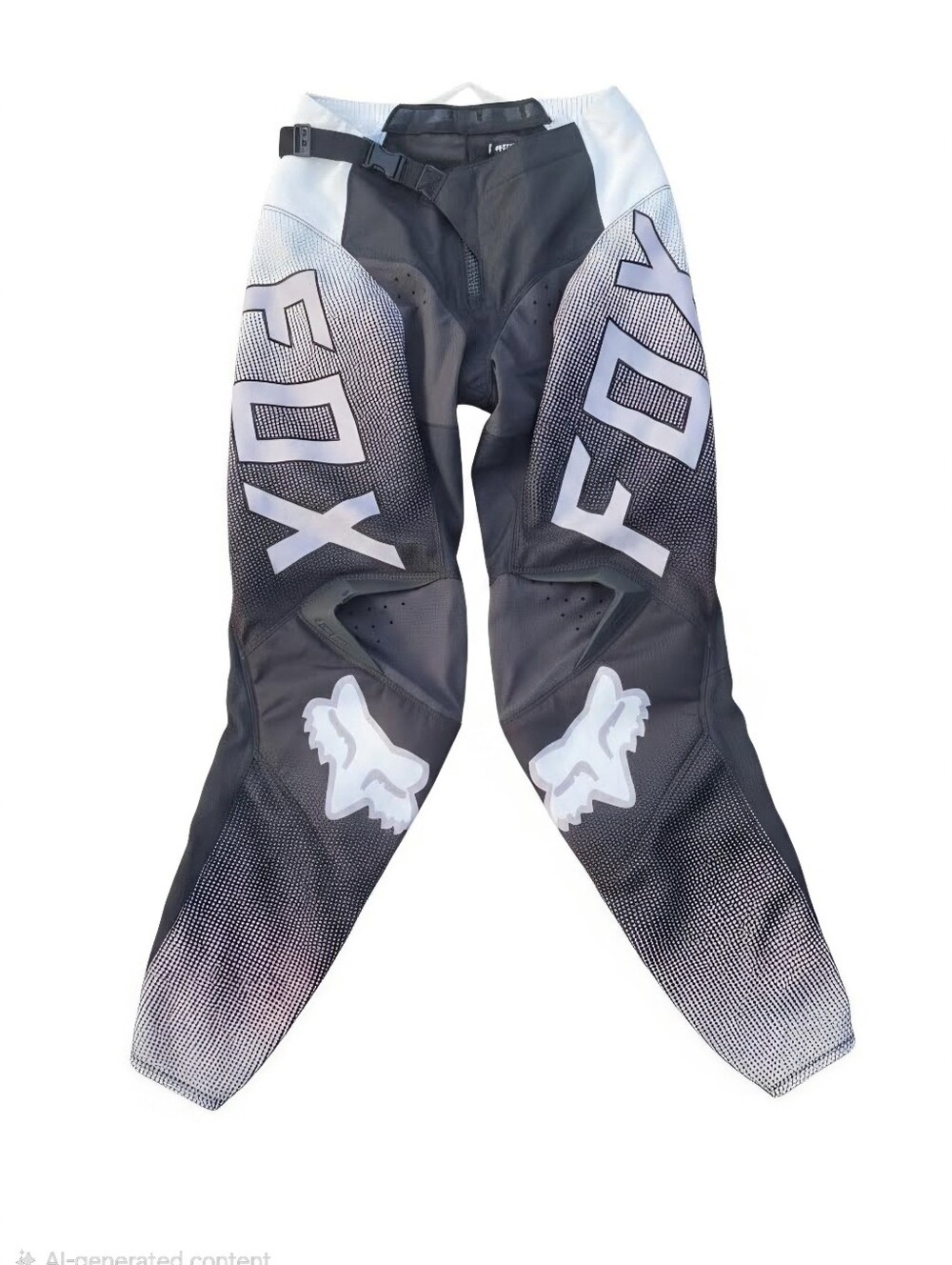 Fox Men's Motocross Pants - Black & White Gradient Size 28